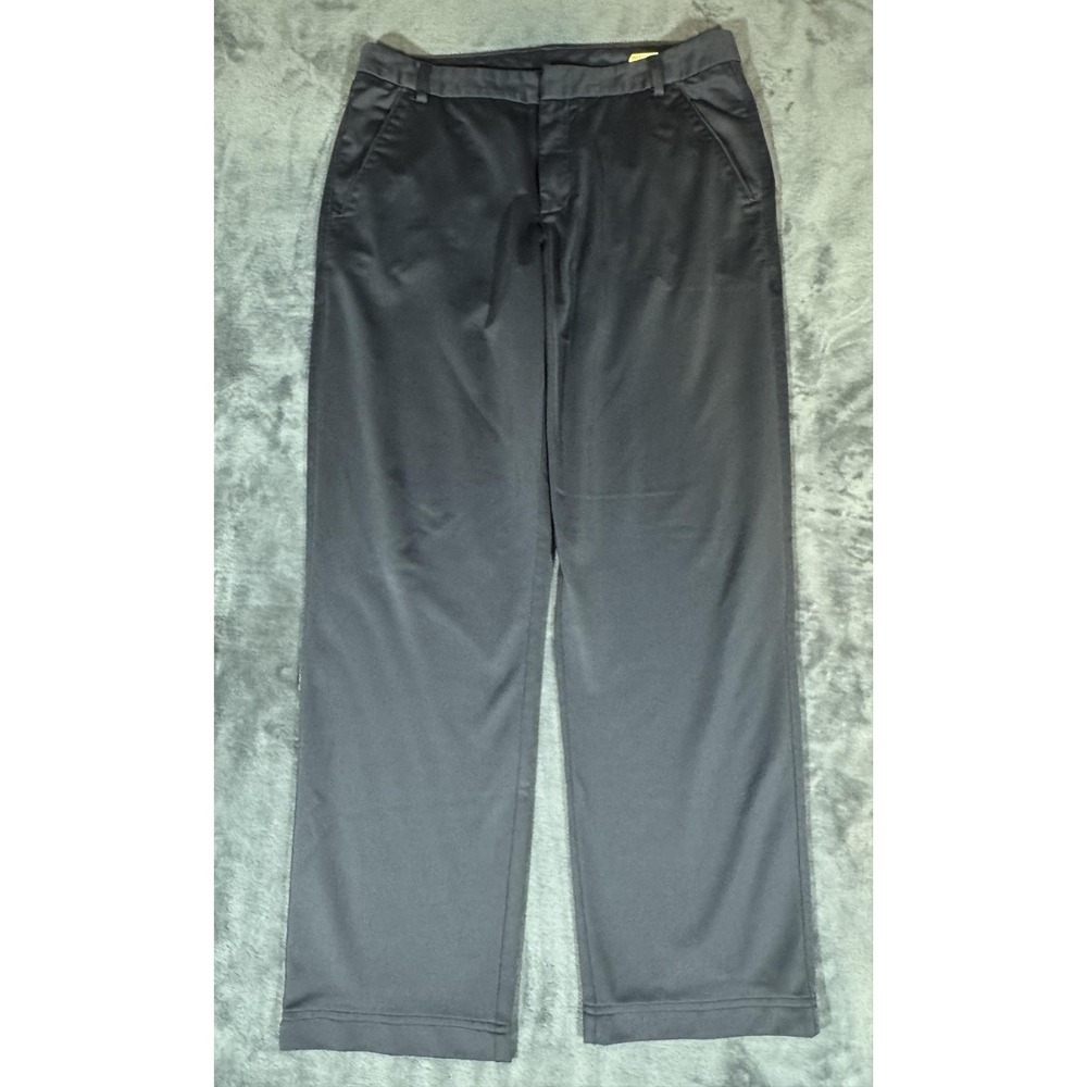 PUMA Pants Mens‎ 34x30 Gray PWRWARM Golf Thermal Straight Leg Khakis Casual